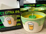 Vela de colaboración de cerámica Beer Muse