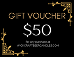 WickCraft Beer Candles Gift Card