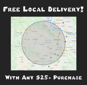 WickCraft Beer Candles offers free local delivery with any $25.00 or more purchase