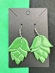 Hop Earrings - Clay/ Studded